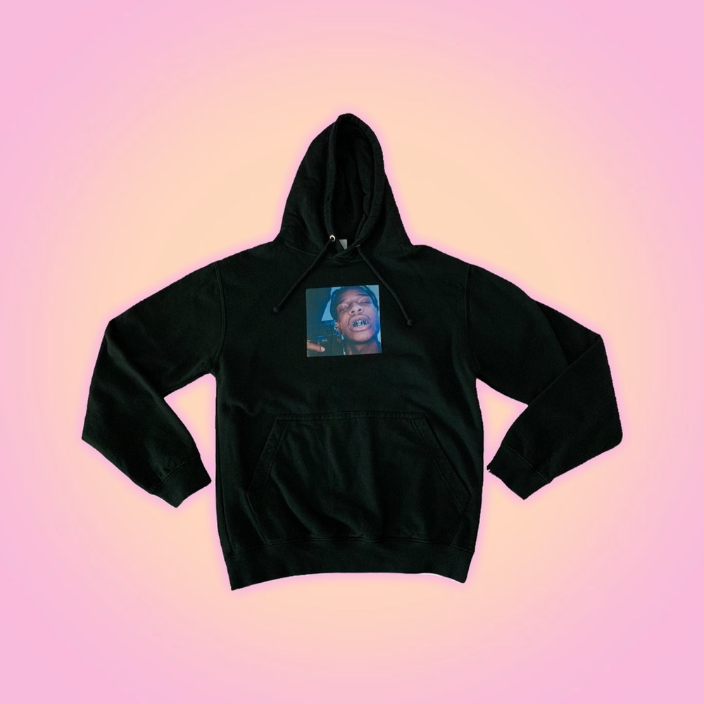 SOLD | ⭐️ Asap Rocky Black Hoodie ⭐️